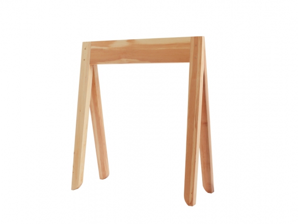Drevené stolové nohy "kozy" (2ks) - jelša